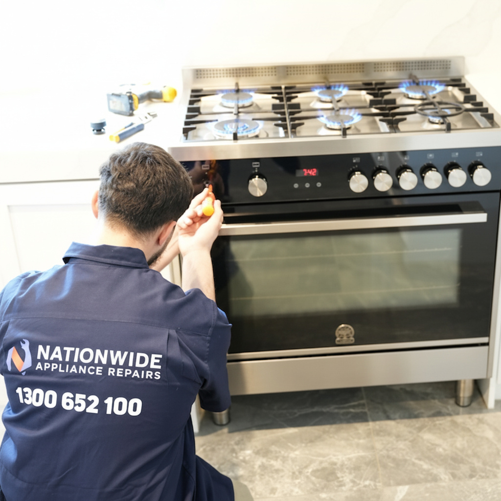 Technician with tools