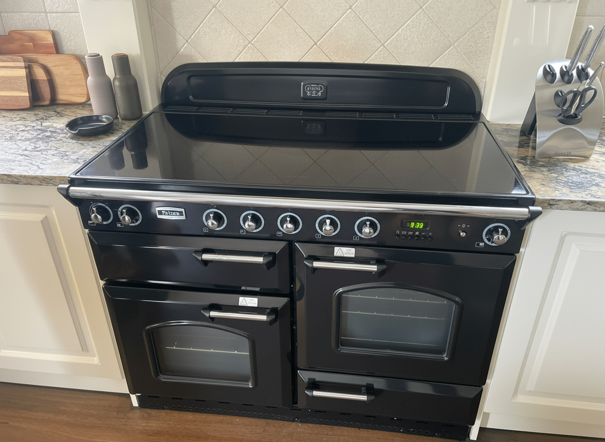 Technician repairing an appliance