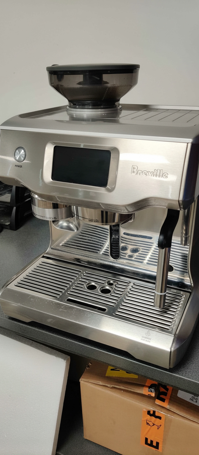 Technician repairing an appliance