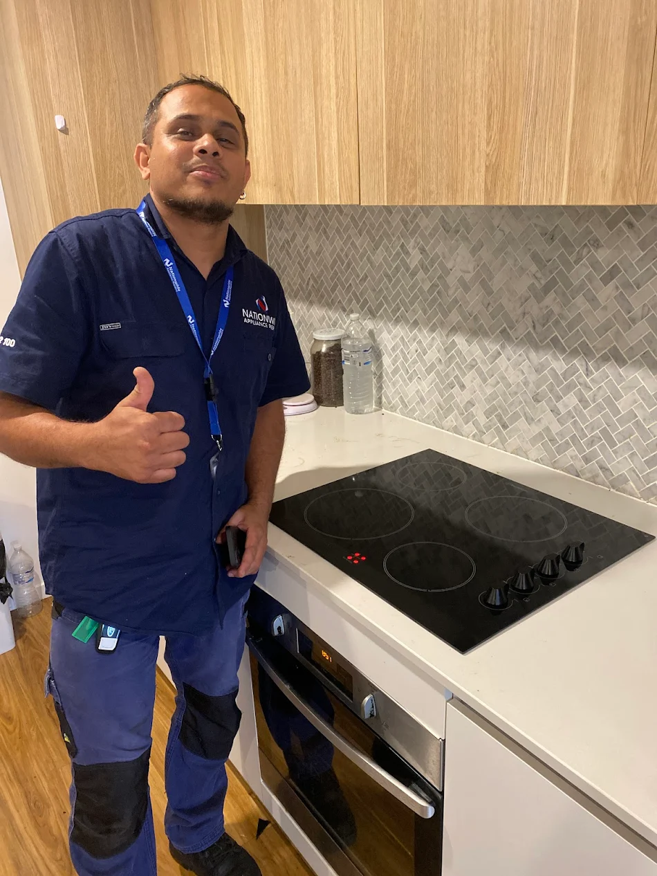 Technician with tools