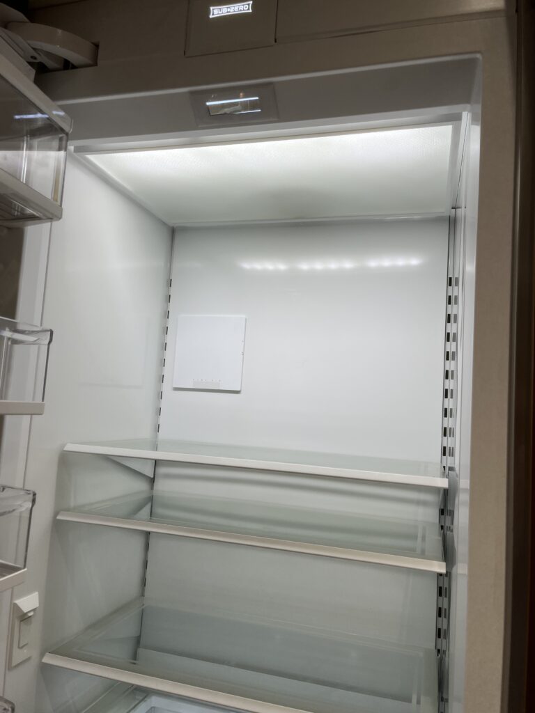 Final Visit – Appliance Internal View Working Sub-Zero