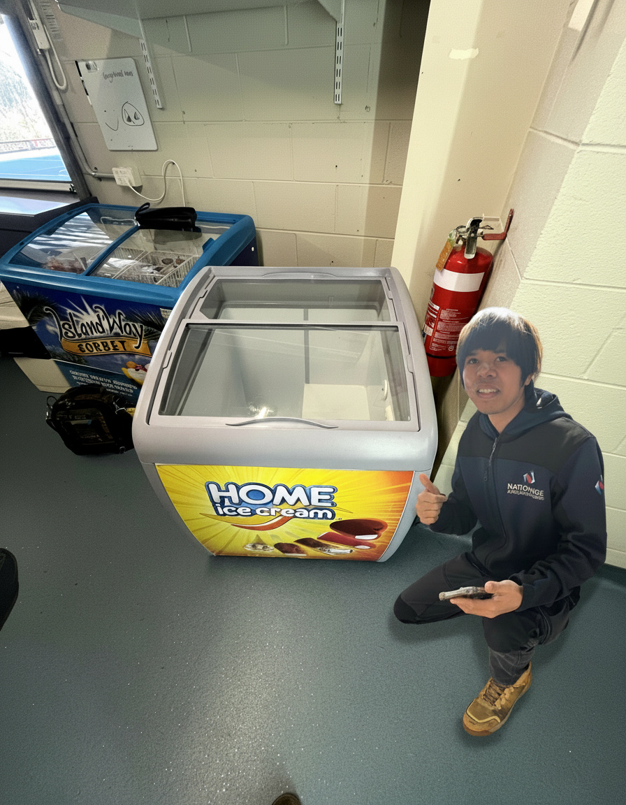 Technician with tools