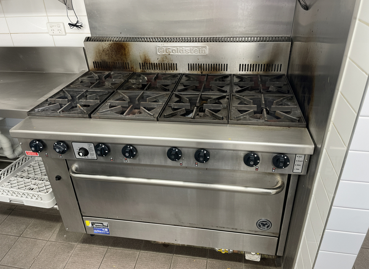 Technician repairing an appliance