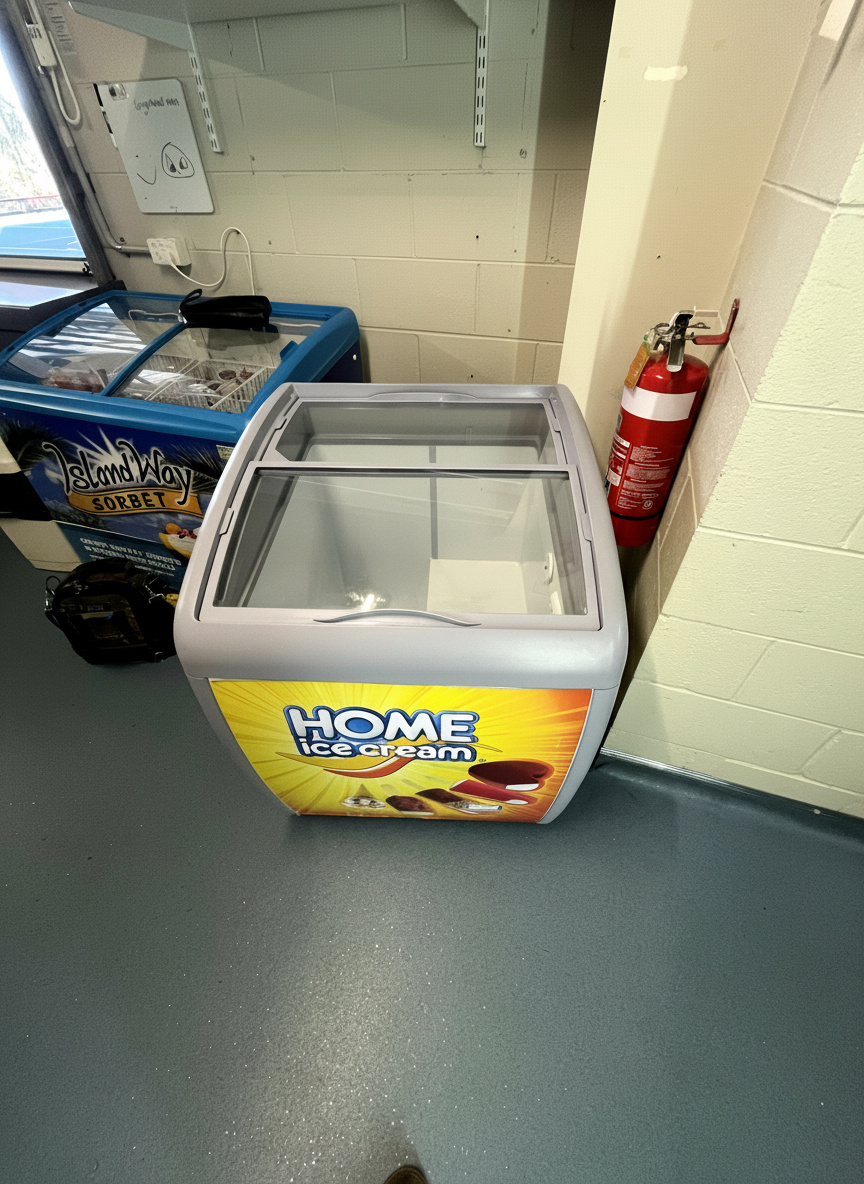 Technician repairing an appliance