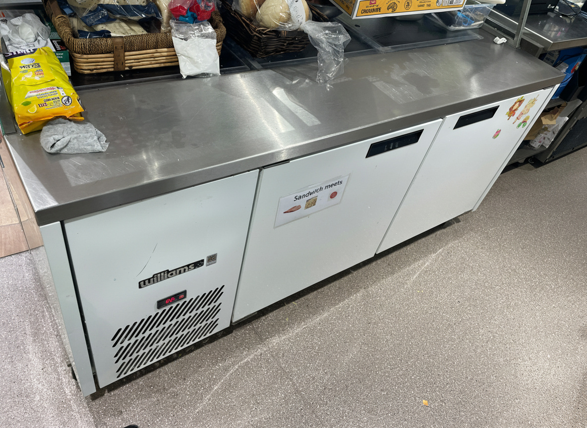 Technician repairing an appliance